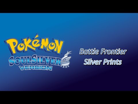 Pokemon HeartGold & SoulSilver Battle Frontier Silver Prints