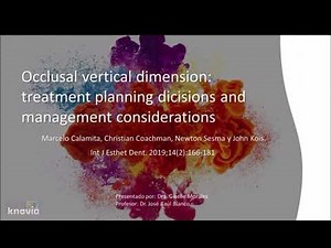 Dimension Vertical Oclusion