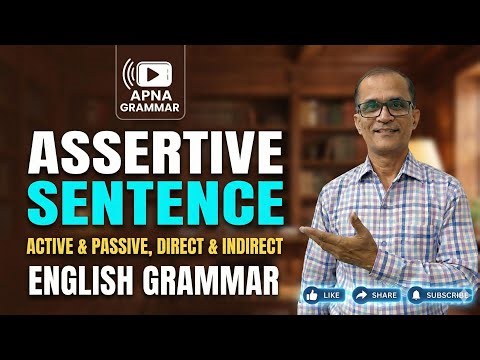 Assertive Sentence in English Grammar | Definition, Rules & Examples | Learn in Hindi | Apna Grammar