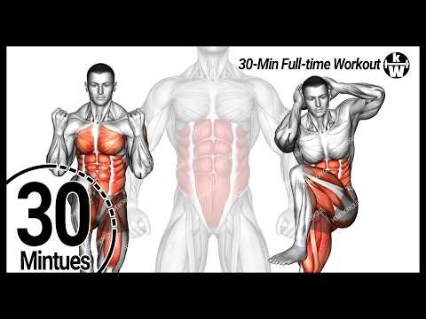 30-Min! Standing Abs Workout ➜ Get six-Pack abs surprisingly easily at home