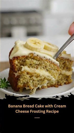 Banana Bread Cake with Cream Cheese Frosting