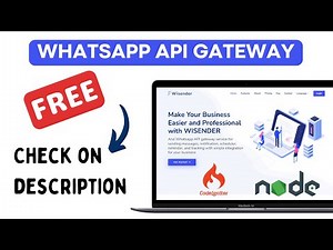 Whatsapp Gateway API - WhatsApp API FREE, PHP Codeigniter NodeJS