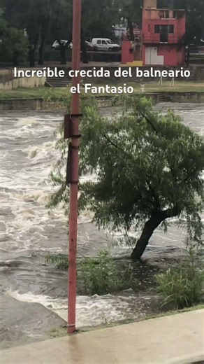 Tremenda crecida del balneario el Fantasio