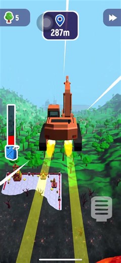 Exavator jump in to ship? #gaming #crashdrive #games #gameplay #monstertruckjump