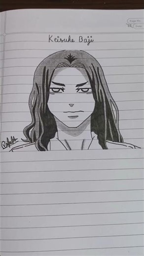 Keisuke Baji drawing #shorts #drawing #art #sketch #anime