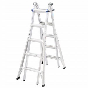 Werner 22 ft. Aluminum Telescoping Multi-Position Ladder with 250 lb. Load Capacity Type I Duty Rating MT1-22