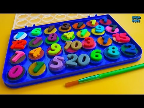 Learn To Count 1 to 10 with Watercolor Paints for Kids|Numbers 1-10|Watercolor|Learning numbers 1-10