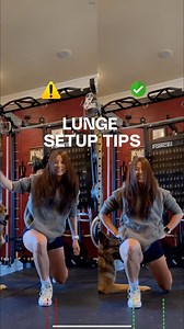 Do you struggle to keep your balance while lunging? 😫 A common issue during lunges is maintaining balance. Well, here is a simple fix: lunges with one foot directly behind the other can be unstable and challenging. Instead, position your feet approximately hip-width apart for better stability. #glutes #gluteworkout #gymtips #gymrat #squat #lunges #legday #quad #fyp #gymmotivation #gymgirl | ArielYu.Fit