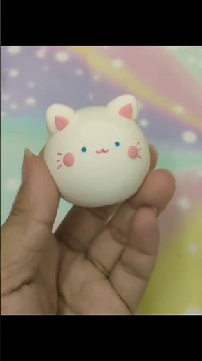 Cute White Cat Made with Clay 🐱 | Easy DIY Clay Tutorial #clay #handmade