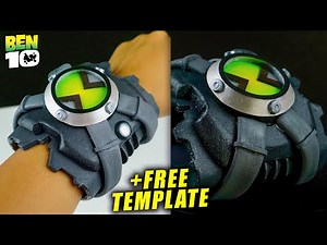 How To Make BEN 10 Race Against Time Omnitrix +FREE TEMPLATE | DIY Functional Alien Watch Cosplay