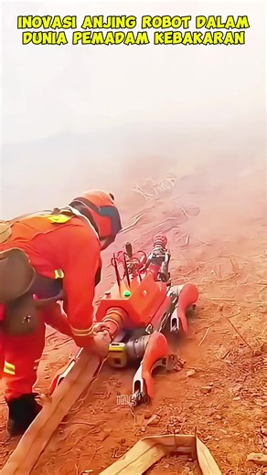 Inovasi Anjing Robot untuk Pemadam Kebakaran