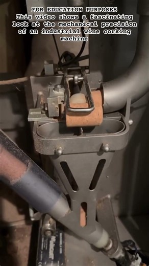 Wine corking machine #shorts #WineProduction #IndustrialEngineering #tech #Winery #Manufacturing