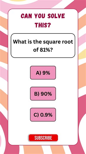 Only 1% Can Solve This Percentage QUIZ #Shorts #MathQuiz #Percentage #MentalMath #BrainTeaser #maths