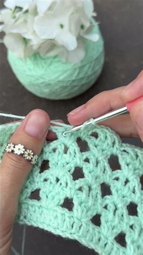 Only 2 rows crochet pattern 💯😍