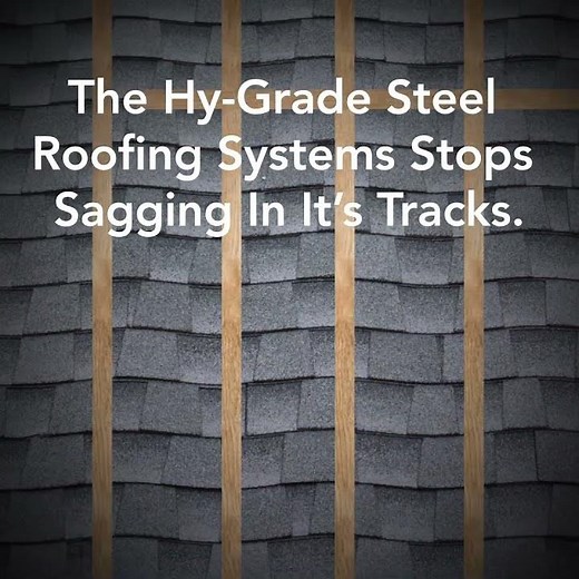 Seeing Some Sag In Your Roof?