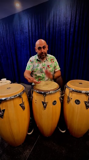 Saeed Saremi | 🔔 “Cáscara on the skin?!” This time, instead of the shell of the timbales, I played the Cáscara rhythm directly on the conga head: • Left... | Instagram