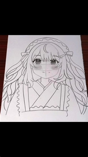 How to draw beautiful Anime (Anime drawing) #drawing #animeart #drawanime #art #sketchful