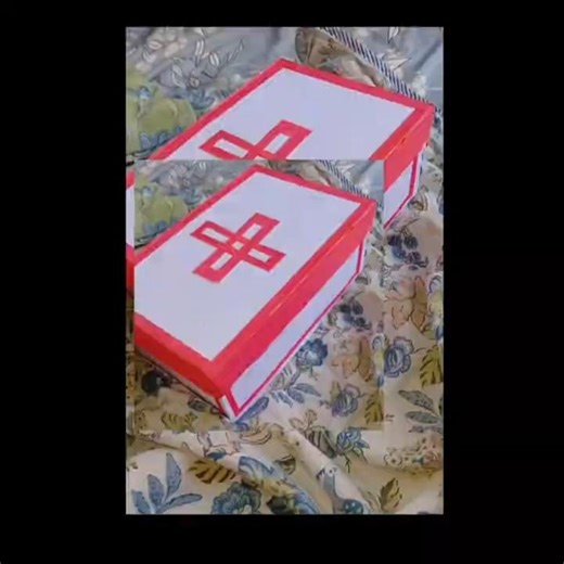 How to make First Aid box at home from empty shoe box #diy #firstaid #thedesigner