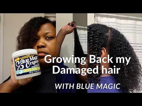 Using Blue Magic for Hair Growth| Wash Day| Hair growth journey| MelissaNicoleVlogs