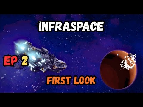 INFRASPACE: Sci-Fi Logistics City Builder | First Look EP 2