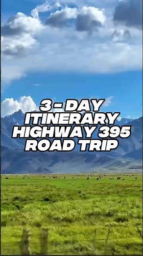 One of California’s Prettiest Road Trips 🌄 Hwy 395 from Tahoe to Big Pine #travel #roadtrip