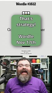 That's strategy! Nov 17, 2025 1612 #wordle #NYTGames #wordletok #rangsk | Rangsk Puzzles