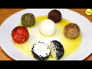 How to make Labneh balls | Herbs - flavored Labneh