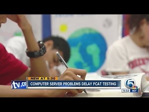 Computer server problems delay FCAT test