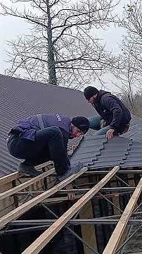 Metal roofing installation