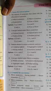 Multiple Choice Questions:The branch of economics that deals ... | Filo