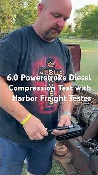 Ford 6.0 Powerstroke compression test w/Harbor Freight Maddox M91 & Snap on. #dieselperformance