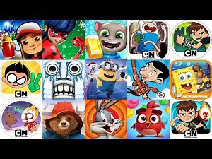 Subway Surfers 2018 London VS Miraculous Ladybug Ben 10 Teeny Titans Temple Run Paddington Run