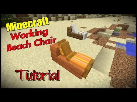 Minecraft Beach Chair Tutorial