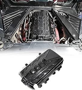 C8 Real Carbon Fiber Engine Cover Fit for Corvette C8 2020-2025 Stingray E-Ray Z51 6.2L Carbon Fiber Engine Bay Covers