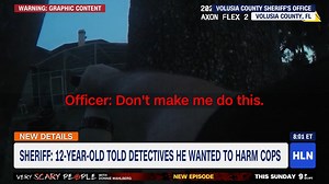 23K views · 301 reactions | Shocking new body camera video of the moment two children, ages 12 & 14, opened fire on Deputies in Florida. The sheriff says one of them was inspired by a video game. (Warning: video may be hard to watch for some) | Morning Express with Robin Meade | Facebook