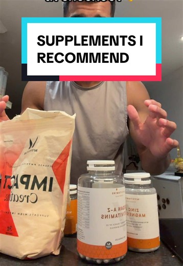 These are the only supplements I can say have helped me build muscle and stay healthy #fyp #supplements #gym