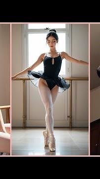 [4K AI ART]AI Sensual Ballet: Indoor Sensual Photoshoot Journey |AIWOO| #ai #4k #aigirl #lookbook