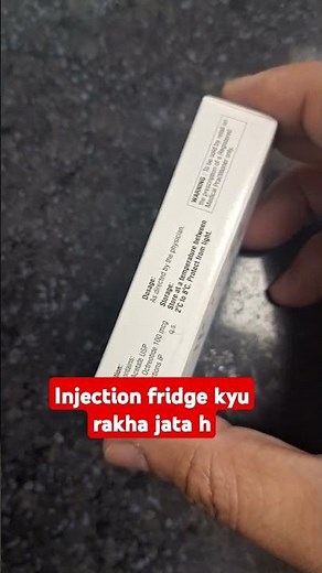 injection octreotide keep in fridge #nursingofficer #injection #doctor #science #coldchain