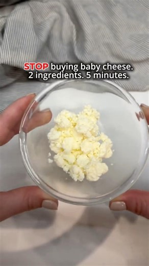 Stop Buying Baby Cheese! Make It in 5 Minutes (6 Months+)