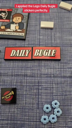 I applied the Lego Daily Bugle stickers perfectly. #Lego #legos #marvel #legomarvel #legodailybugle #dailybulge #legomodular #modular #modularbuilding #spiderman #legospiderman #shorts #short #fyp #foryoupage #foryourpage #tiktok