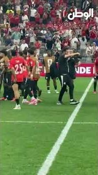 Hysterical celebrations from the heart of Vancouver Stadium after Egypt's win over New Zealand in...