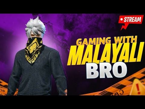 free fire malayalam live 🔴 going to 100k gys😍 gaming with malayli bro