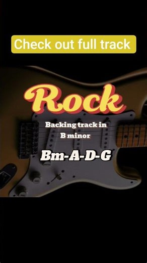 Rock guitar backing track in B minor #backingtracks #grooveoftheday #jamtrack