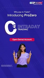 Zero brokerage on Intraday for life | ProZero Intraday plan | Open your demat account now ProZero offers lifetime free intraday trading so you can invest more, without the extra costs  | SBI Securities | Facebook