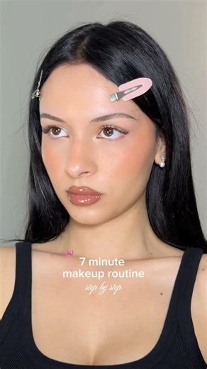 7 minute makeup tutorial🎀 #makeup