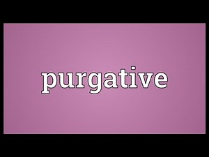 Purgative Meaning