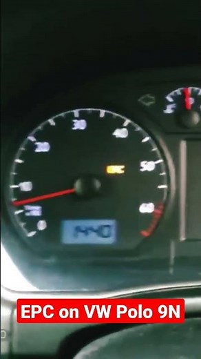 EPC light on VW Polo 9N part - Full Video Linked for More Info