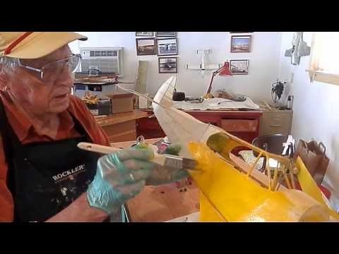 Piper Cub Restoration of 1940 Model/ Painting Piper Yellow with Verdi