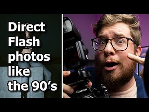 90's style Direct Flash photos | One MAJOR tip to make these pop!