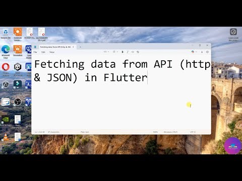 Flutter Fetch API & JSON Tutorial | Build ListView from REST Data | Flutter http Example